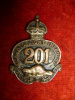 201st Battalion (Toronto Light Infantry) Collar Badge